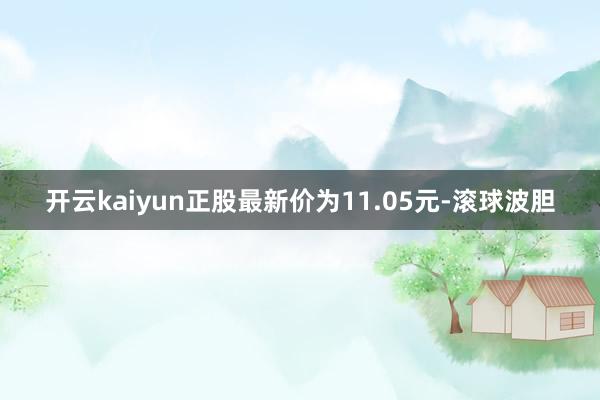 开云kaiyun正股最新价为11.05元-滚球波胆