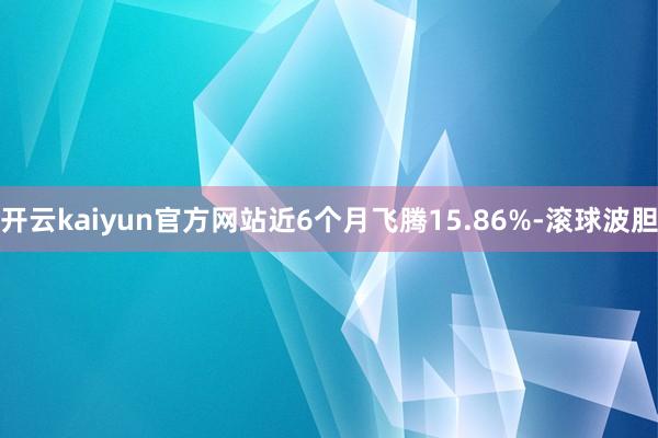 开云kaiyun官方网站近6个月飞腾15.86%-滚球波胆