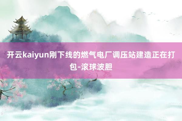 开云kaiyun刚下线的燃气电厂调压站建造正在打包-滚球波胆